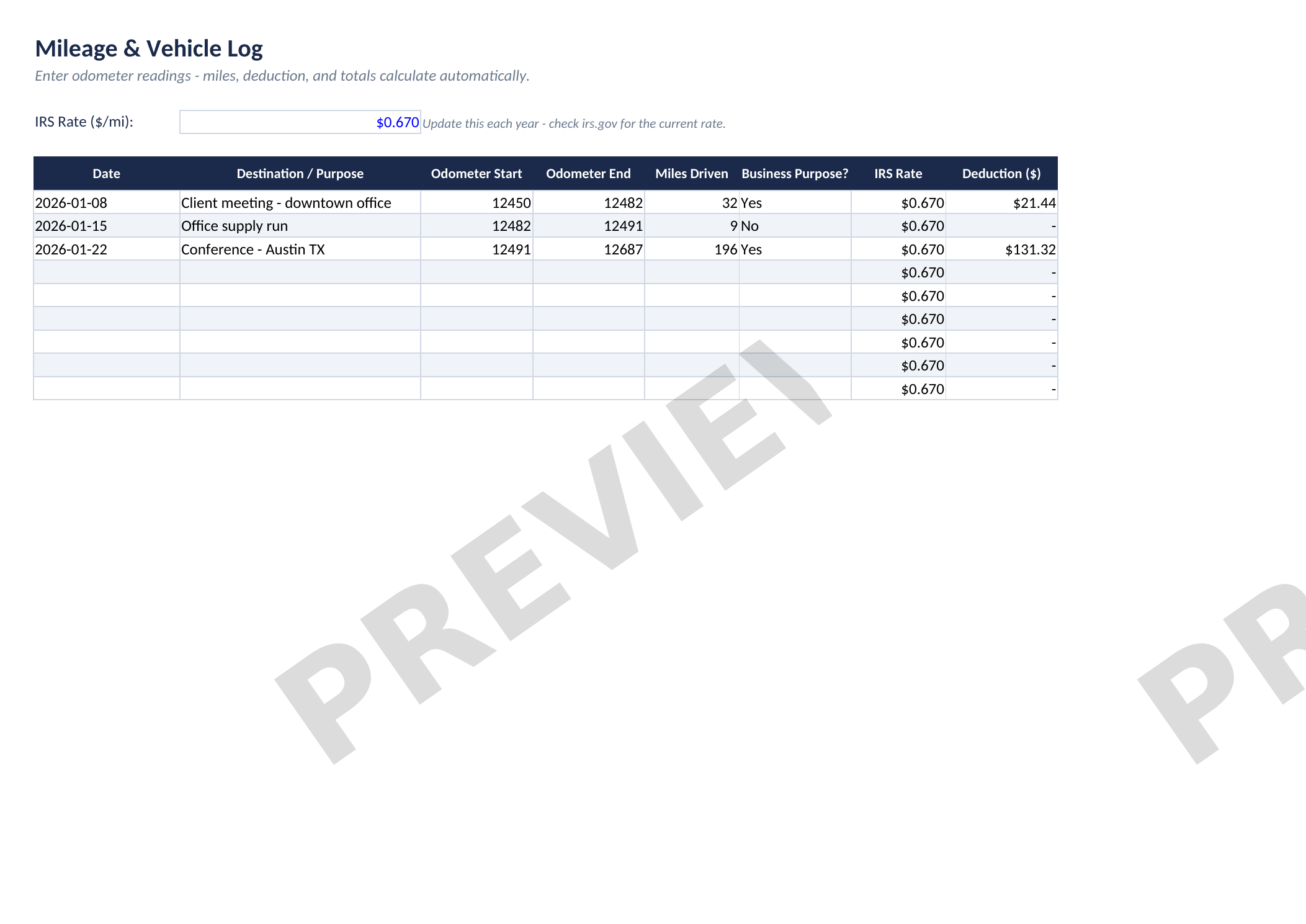 Small Business Expense & Tax Tracker – Complete Bundle | Instant Download
